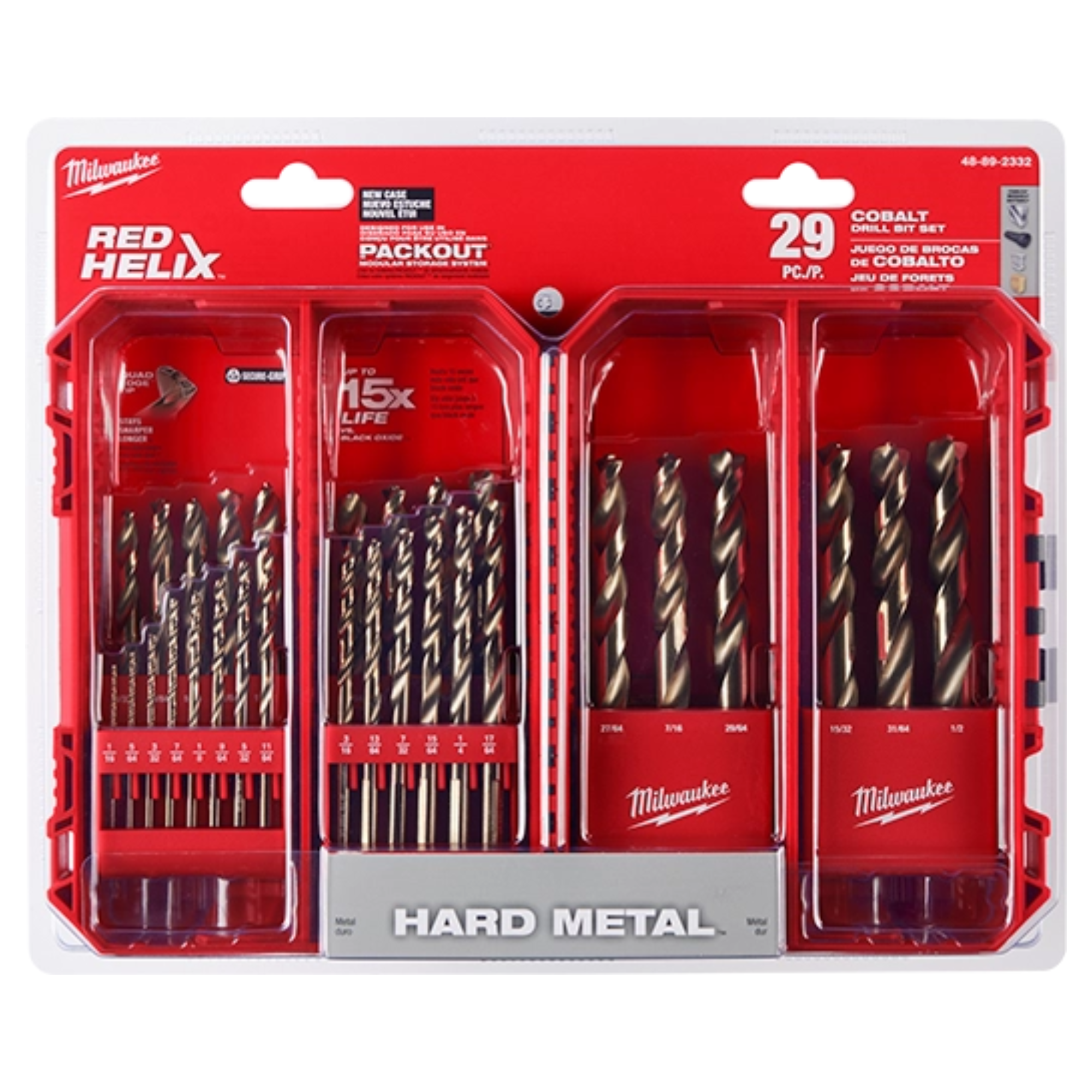 Milwaukee RED HELIX Cobalt Drill Bit Set – 29PC from Columbia Safety